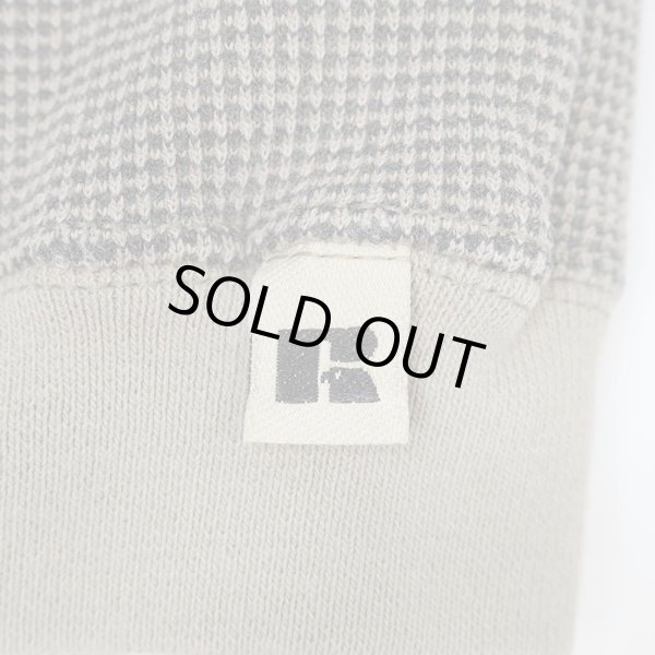 画像3: 90's RUSSELL コットンピケ スウェット "MADE IN USA / BROWN" (3)