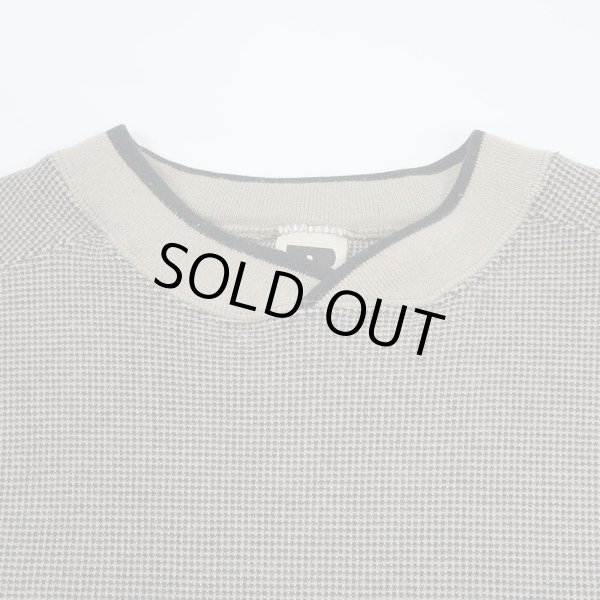 画像4: 90's RUSSELL コットンピケ スウェット "MADE IN USA / BROWN" (4)