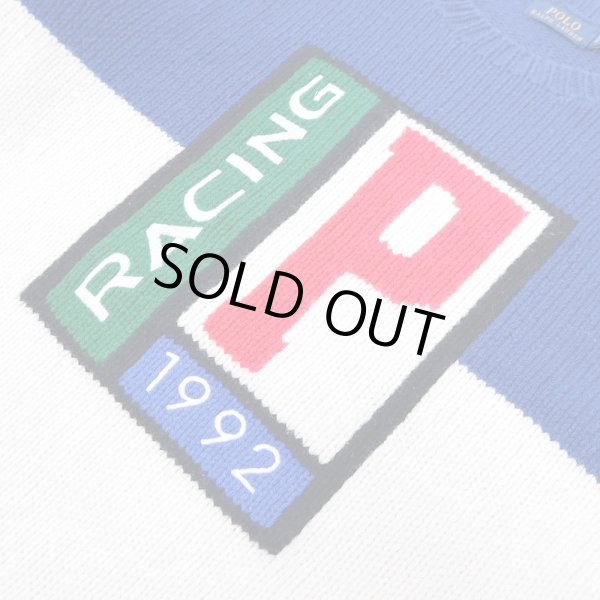 画像4: POLO RALPH LAUREN P RACING 1992 Sweater (4)