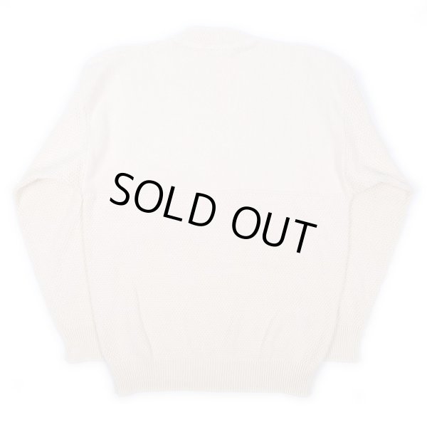 画像2: 90's ANDREW ROHAN Vネック コットンニット "MADE IN USA / DEADSTOCK" (2)