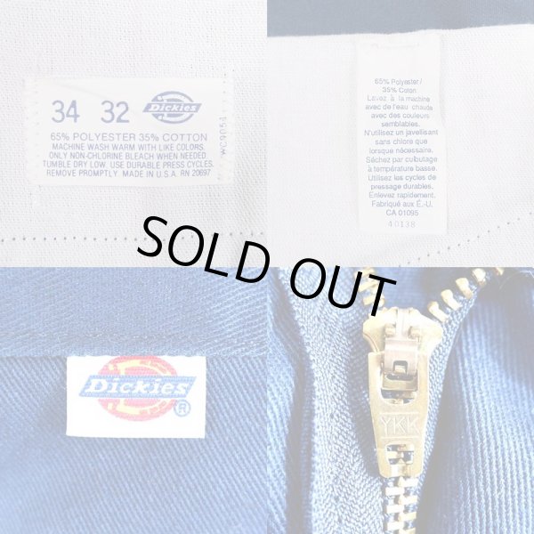 画像3: 90's Dickies 874 ワークパンツ "NAVY / MADE IN USA" (3)