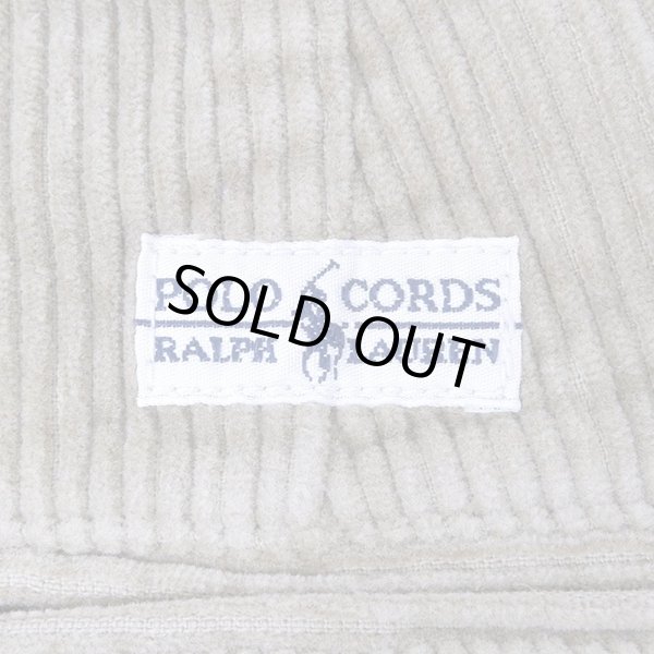 画像3: 90's Polo Ralph Lauren 2タック 太畝コーデュロイトラウザー “ANDREW PANT / KHAKI” (3)