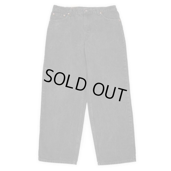 画像1: 90's Levi's 567 ブラックデニムパンツ “MADE IN USA / LOOSE FIT EXTRA WIDE LEG” (1)