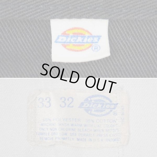画像3: 80's Dickies 874 ワークパンツ "MADE IN USA / BLACK / W33 L32" (3)