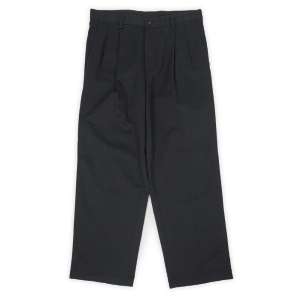 画像1: 00's DOCKERS 2タック チノトラウザー "BLACK / W32 L28" (1)