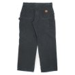 画像2: 00's Carhartt ネルライナー ダックペインターパンツ "B111 BLK / W36 L30" (2)