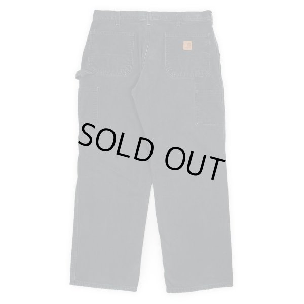 画像2: 00's Carhartt ネルライナー ダックペインターパンツ "B111 BLK / W36 L30" (2)