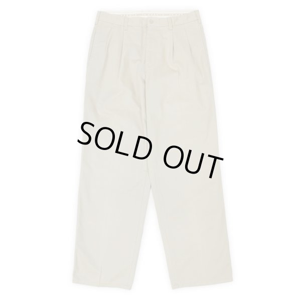 画像1: 90's Calvin Klein Khakis 2タック チノトラウザー "BEIGH" (1)