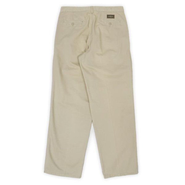 画像2: 90's Calvin Klein Khakis 2タック チノトラウザー "BEIGH" (2)