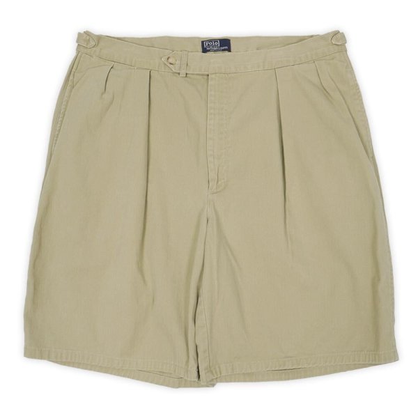画像1: Early 90's Polo Ralph Lauren グルカショーツ "MADE IN USA / Beige" (1)