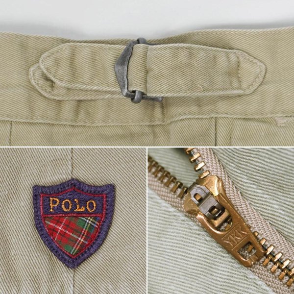 画像4: Early 90's Polo Ralph Lauren グルカショーツ "MADE IN USA / Beige" (4)