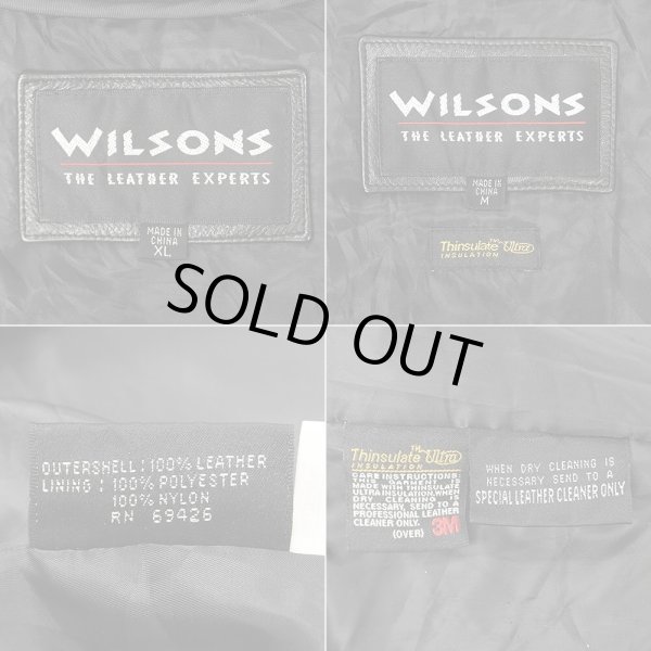 画像3: 00's WILSONS レザースポーツジャケット (3)