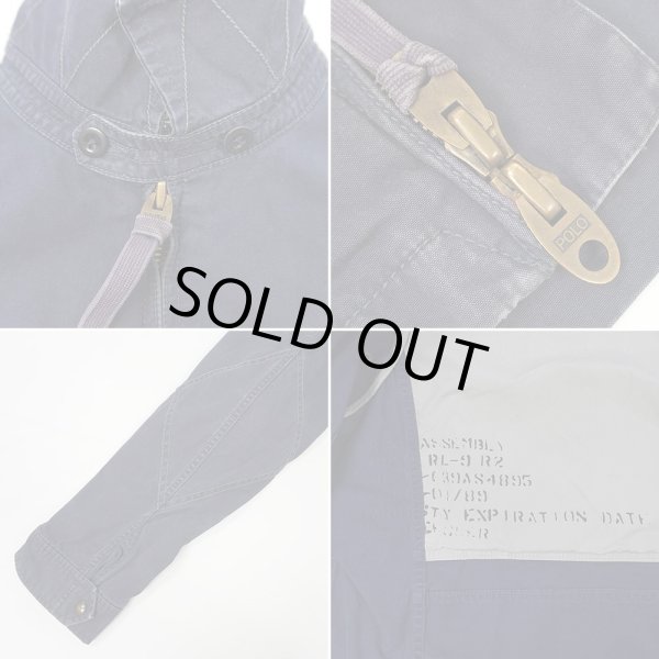 画像4: 00's Polo Ralph Lauren スウィングトップ "FADE NAVY" (4)