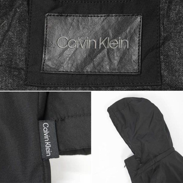 画像2: 00's Calvin Klein フェイクレイヤード パデットジャケット (2)