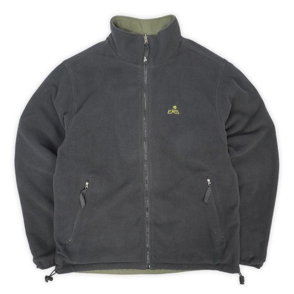 画像2: 00's EMS ナイロン×フリース リバーシブルジャケット (2)