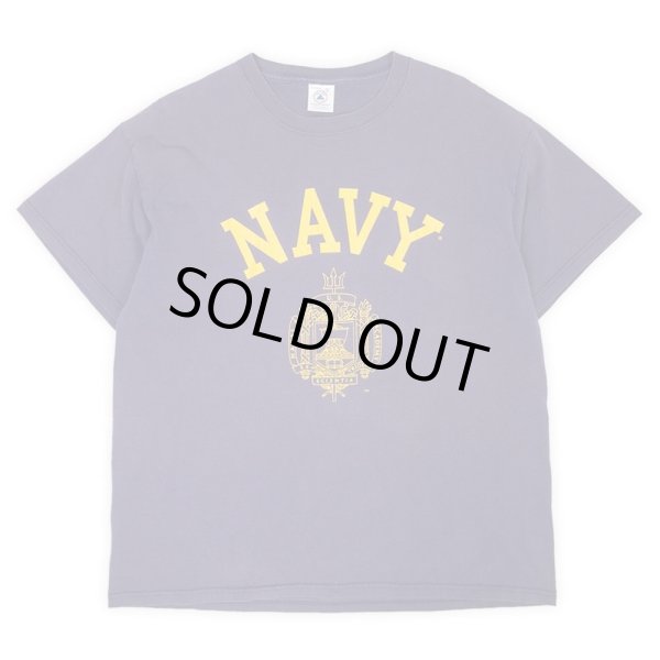 画像1: 90-00's US.NAVY ロゴプリントTシャツ (1)