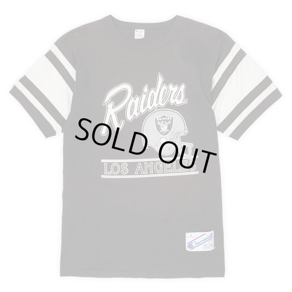 画像1: 80's Champion フットボールTシャツ "LOS ANGELES RAIDERS / MADE IN USA" (1)