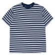 画像1: 90-00's IVY CREW マルチボーダーTシャツ “Navy Base” (1)
