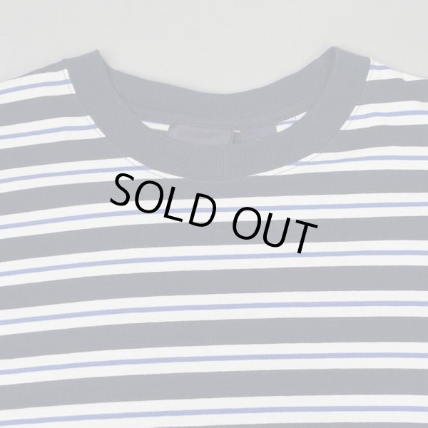 画像3: 90-00's IVY CREW マルチボーダーTシャツ “Navy Base” (3)