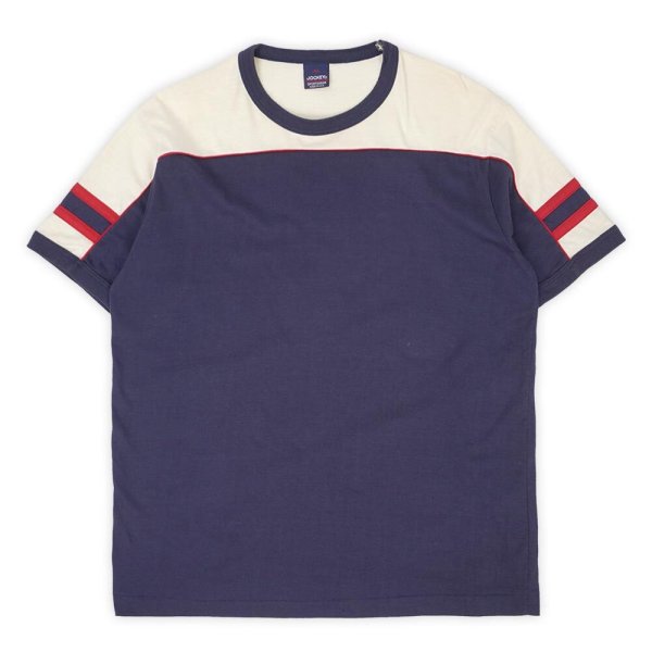画像1: 80's JOCKEY フットボールTシャツ "MADE IN USA" (1)