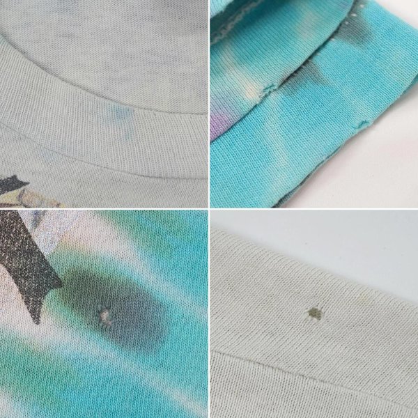 画像5: Early 90's LIQUID BLUE タイダイ×オーバープリントTシャツ "MADE IN USA" (5)