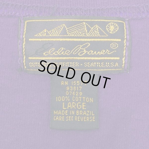 画像2: 90's Eddie Bauer L/S ポケットTシャツ (2)