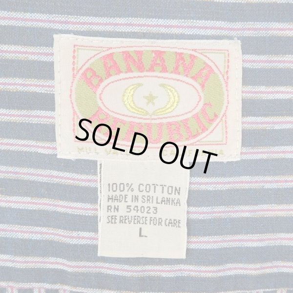 画像3: 80's Banana Republic S/S コットンワークシャツ (3)