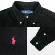 画像4: 90's Polo Ralph Lauren コーデュロイ ボタンダウンシャツ "BLAKE / BLACK" (4)