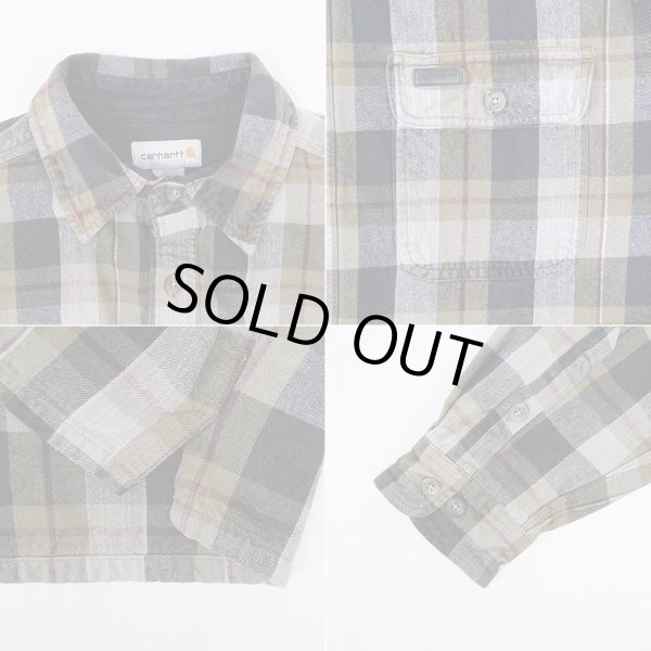 画像4: 00's Carhartt コットン ワークシャツ (4)