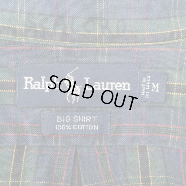 画像2: 90's Polo Ralph Lauren ボタンダウンシャツ “BIG SHIRT” (2)