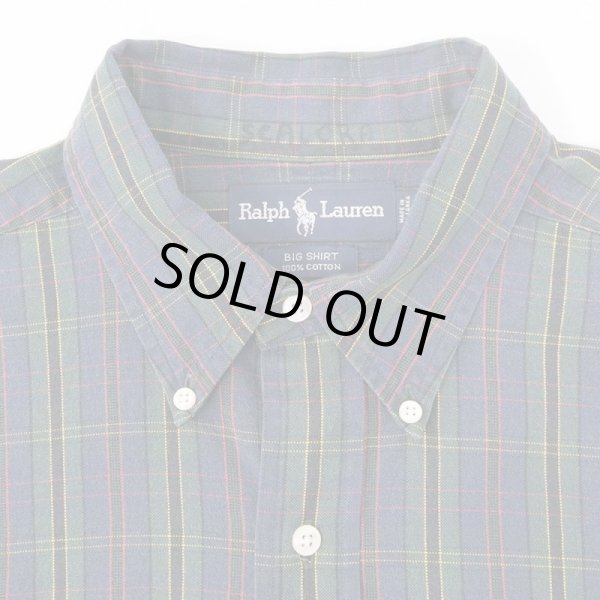 画像3: 90's Polo Ralph Lauren ボタンダウンシャツ “BIG SHIRT” (3)