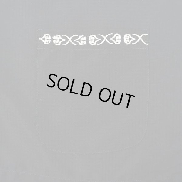 画像4: 90's CHEROKEE S/S オープンカラーシャツ "BLACK / DEADSTOCK" (4)