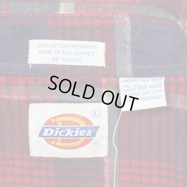 画像2: 80-90's Dickies プリントネルシャツ “DEADSTOCK” (2)