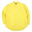 画像1: 90's Polo Ralph Lauren ボタンダウンシャツ "CLASSIC FIT / YELLOW" (1)