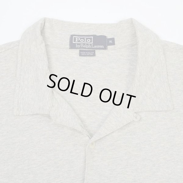 画像3: 90's Polo Ralph Lauren S/S オープンカラーシャツ "カットソー素材 / 裾ポニー" (3)