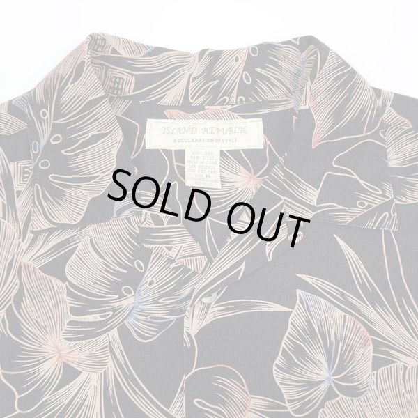 画像3: 90's ISLAND REPUBLIC オープンカラー シルクシャツ (3)