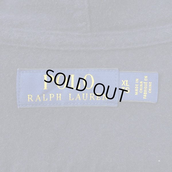 画像2: 00's Polo Ralph Lauren シャモアクロス フーディーシャツ (2)