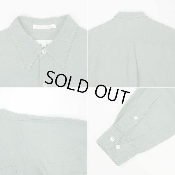 画像3: 90's PERRY ELLIS レギュラーカラーシャツ "LINEN × RAYON" (3)