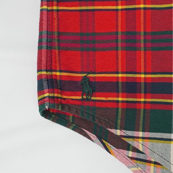 画像2: Early 90's Polo Ralph Lauren ボタンダウンシャツ "The Big Oxford / 裾ポニー" (2)