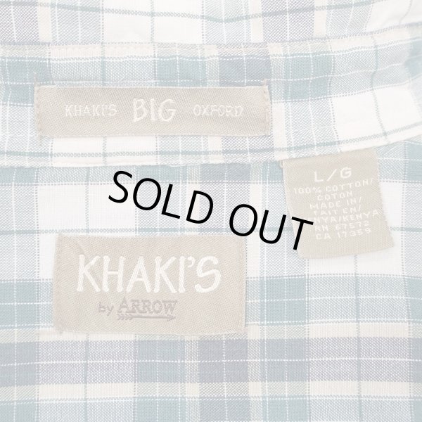 画像2: 90's KHAKI'S by ARROW S/S ボタンダウンシャツ "BIG OXFORD" (2)