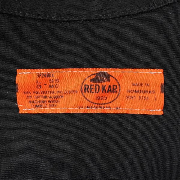 画像3: 00's Budweiser S/S ワークシャツ "RED KAP Body" (3)