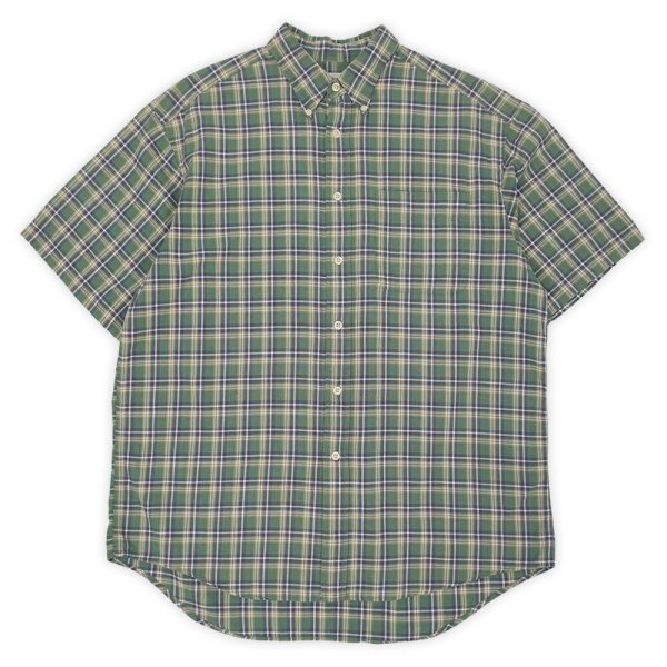 画像1: Early 00's OLD GAP S/S 3点留め ボタンダウンシャツ (1)