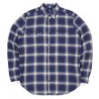 画像1: 10's GAP フランネル ワークシャツ "Ombre Plaid" (1)