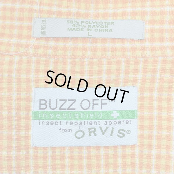 画像2: 00's ORVIS "BUZZ OFF" フィールドシャツ (2)