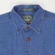 画像3: 90's DOCKERS インディゴ染め ワークシャツ "LINEN × COTTON" (3)