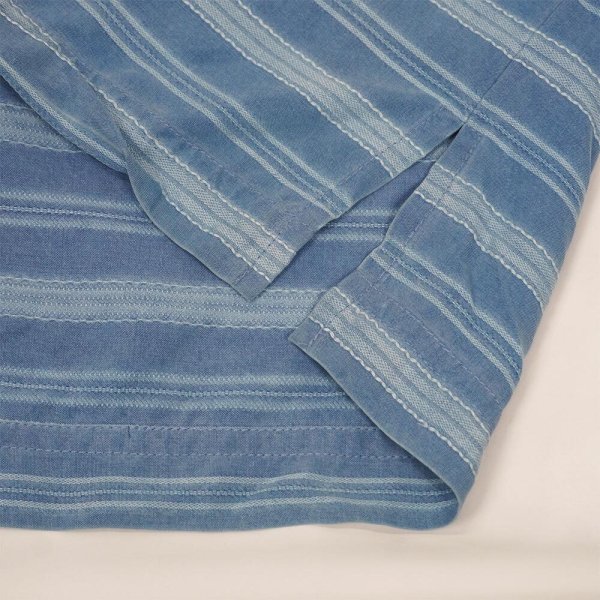 画像3: 00's Tommy Bahama S/S オープンカラーシャツ “Malti Border Pattern” (3)