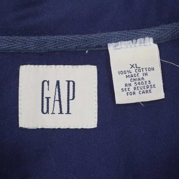 画像2: Early 00's OLD GAP ハーフジップ プルオーバーシャツ (2)