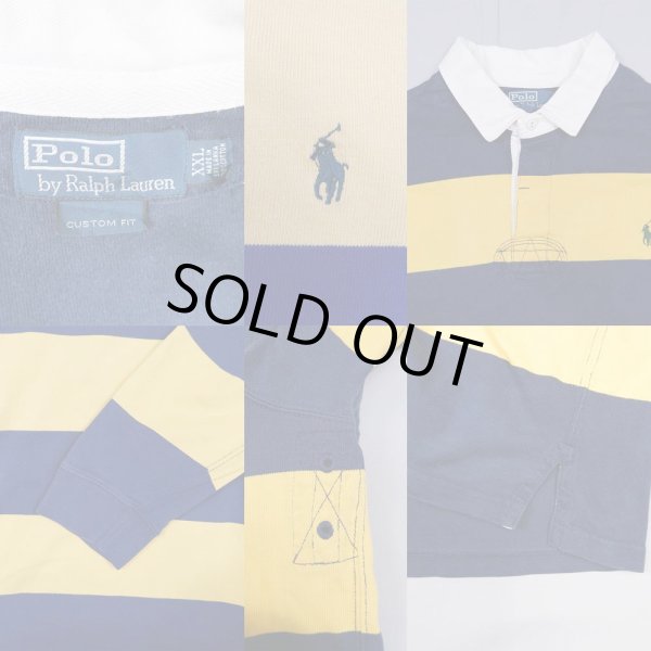画像3: Polo Ralph Lauren ボーダー柄 ラガーシャツ (3)