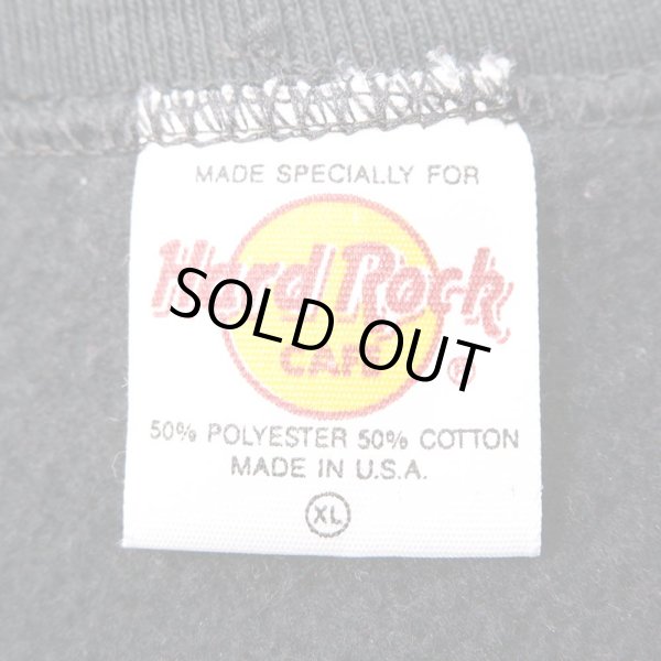 画像2: 90's Hard Rock CAFE ロゴ スウェット "MADE IN USA / DEADSTOCK" (2)