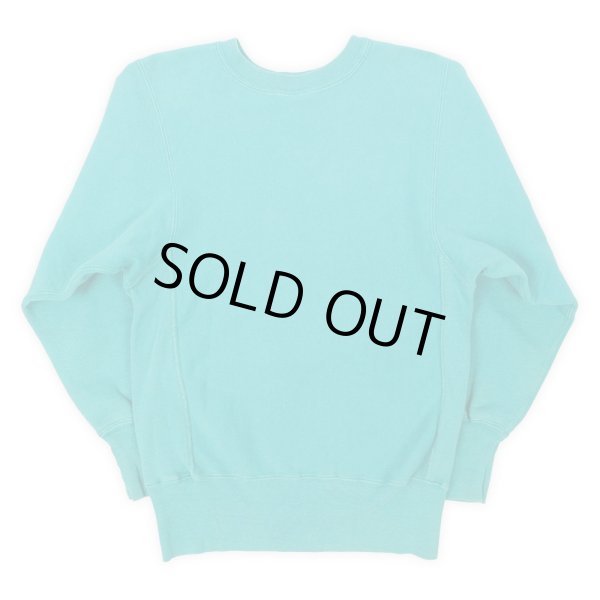 画像2: 90's Champion リバースウィーブ スウェット "目付き / EMERALD / MADE IN USA" (2)